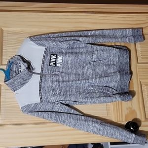 Pink quarter zip hoodie